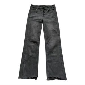 American Eagle Hi Rise Flare Jeans Black 2